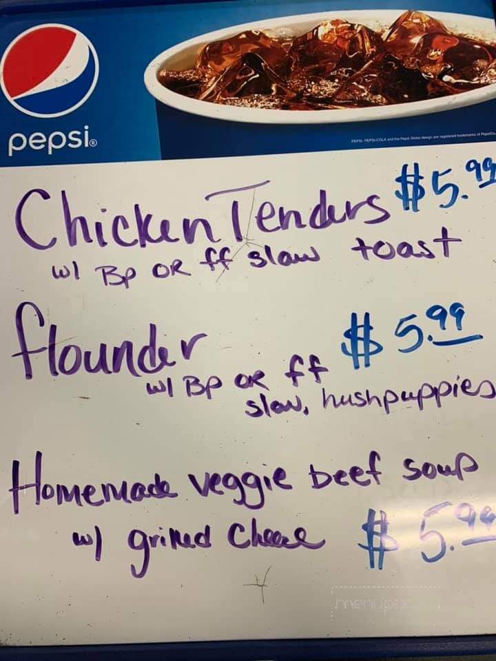 Pa Paw's Bar B Que Restaurant - North Wilkesboro, NC menu_pic