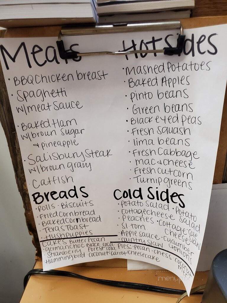Country Junction Restaurant - Joelton, TN menu_pic