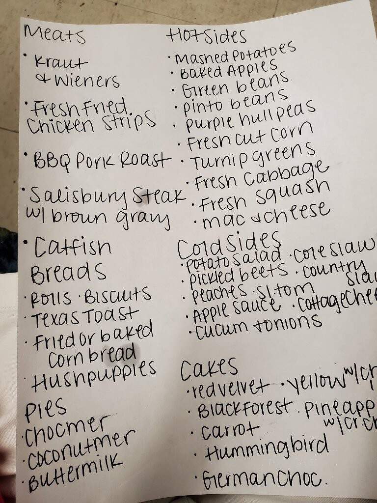 Country Junction Restaurant - Joelton, TN menu_pic