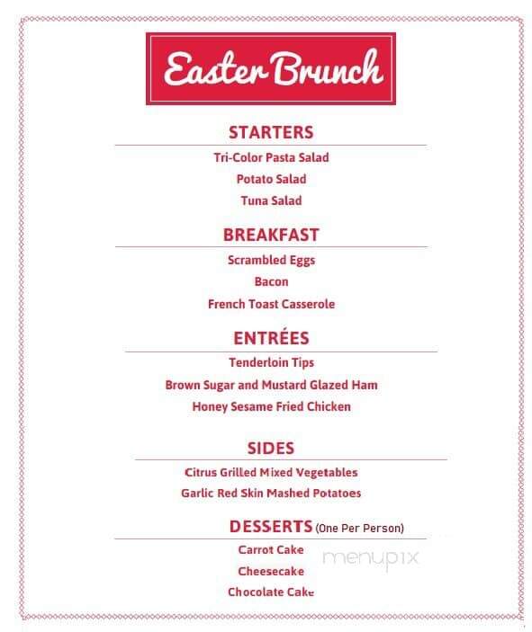 Blue Heron - Big Bend, WI menu_pic