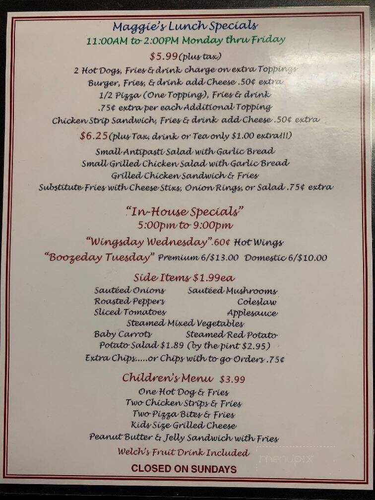 Station Square - Nutter Fort, WV menu_pic