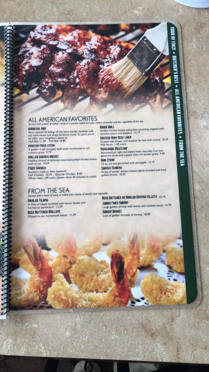 Spring Garden Restaurant - Taylorville, IL menu_pic