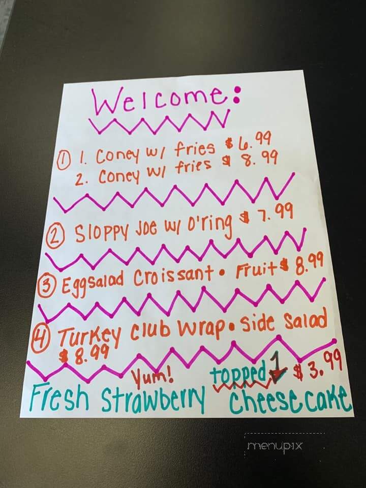 Meet Me at Irene's - Hartville, OH menu_pic