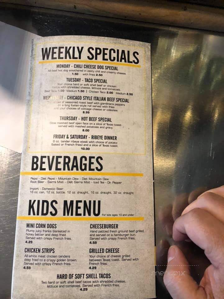 Time Out Sports Bar & Grill - Clinton, IA menu_pic