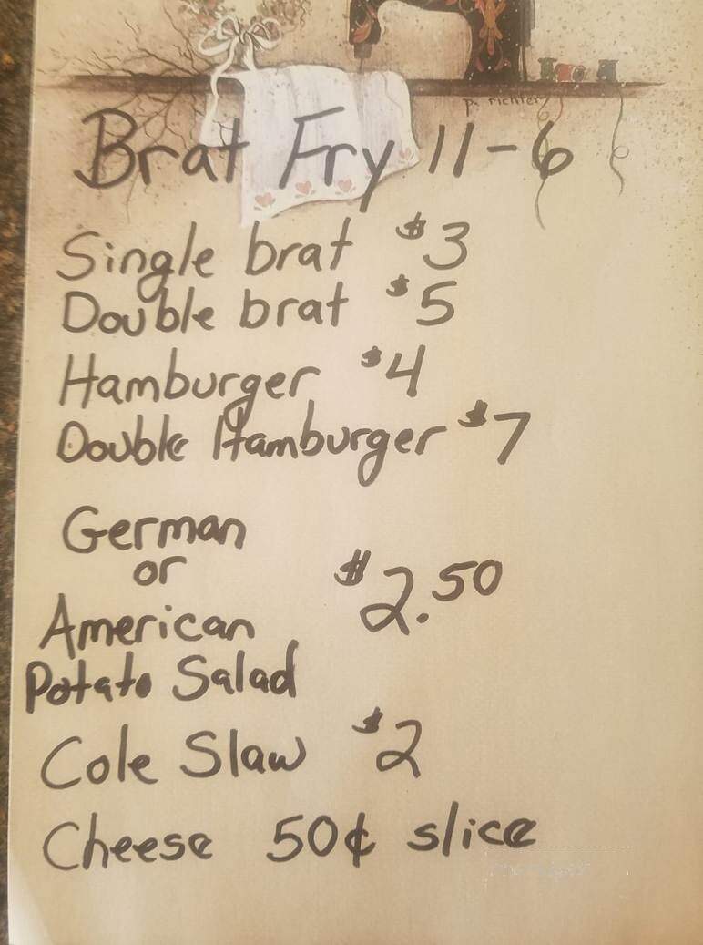 Campbell's 7 Corners Bar - New Holstein, WI menu_pic