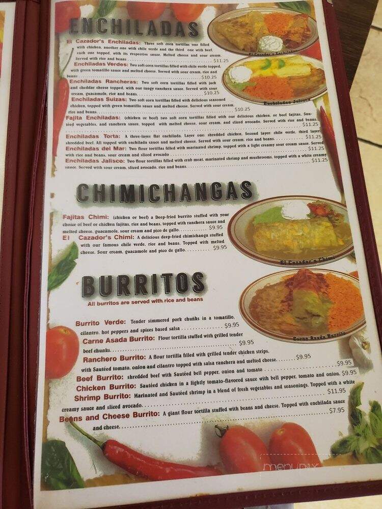 El Cazador Mexican Restaurant - Buhl, ID menu_pic