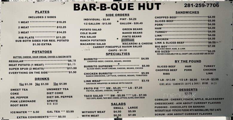 Bar-B-Que Hut - Magnolia, TX