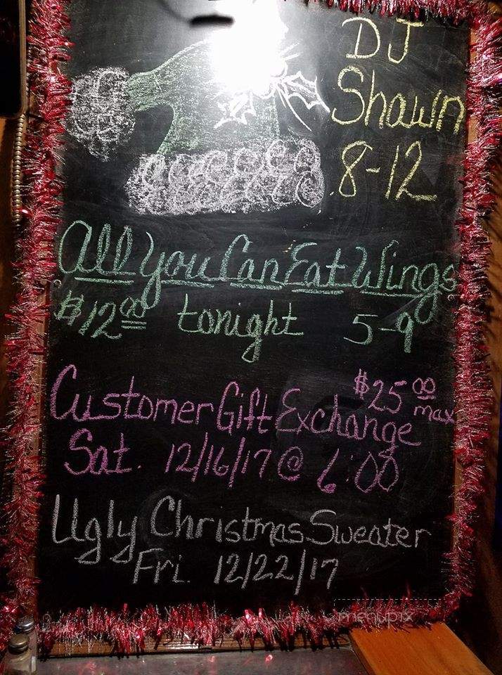 Gabby Inn - Washington, PA menu_pic
