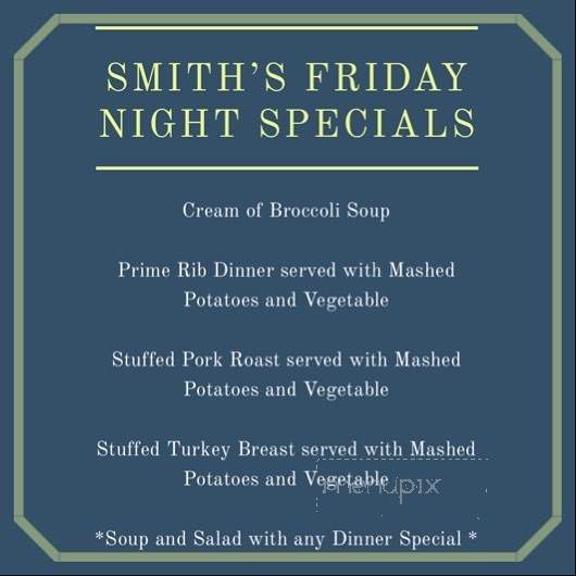 Smith's Tavern - Rockaway, NJ menu_pic