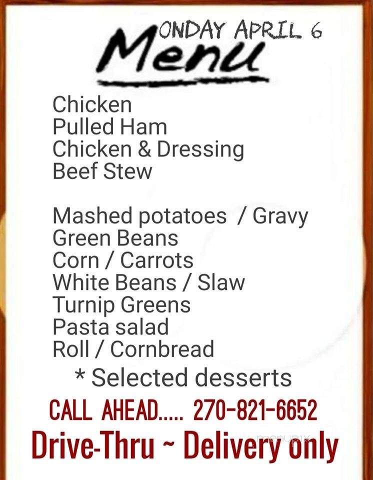 Country Cupboard Bakery - Madisonville, KY menu_pic