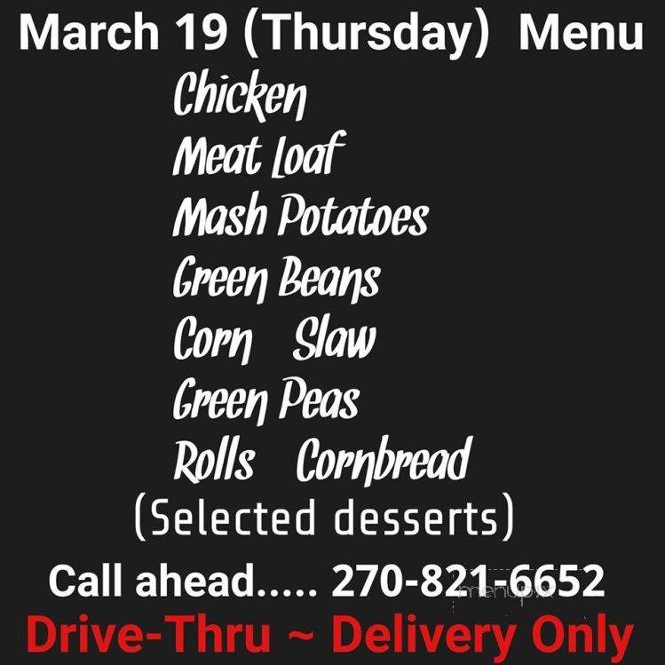 Country Cupboard Bakery - Madisonville, KY menu_pic