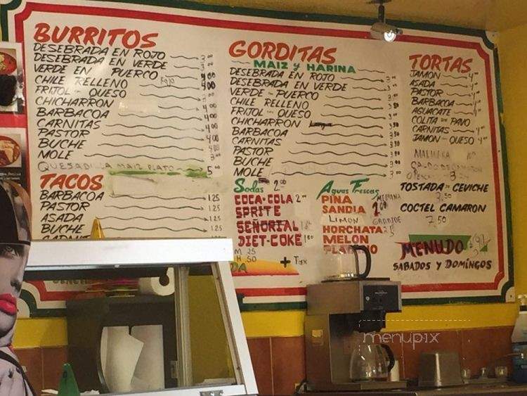 El Paisa - Albuquerque, NM menu_pic