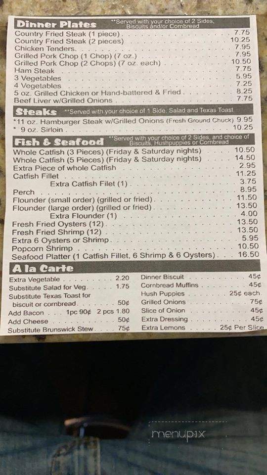 Kellies Home Cooking - Loganville, GA menu_pic