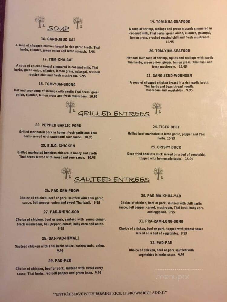 Sonora Thai Restaurant - Sonora, CA