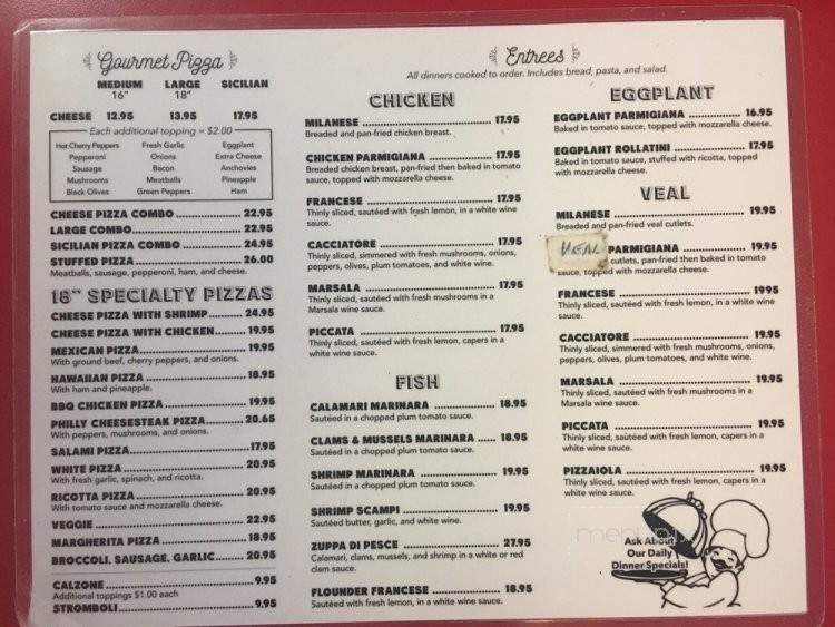 Alberto's Pizzeria - Jensen Beach, FL menu_pic