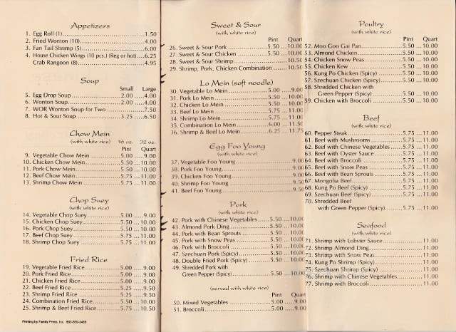 Chin Take Out - Lakeland, FL menu_pic
