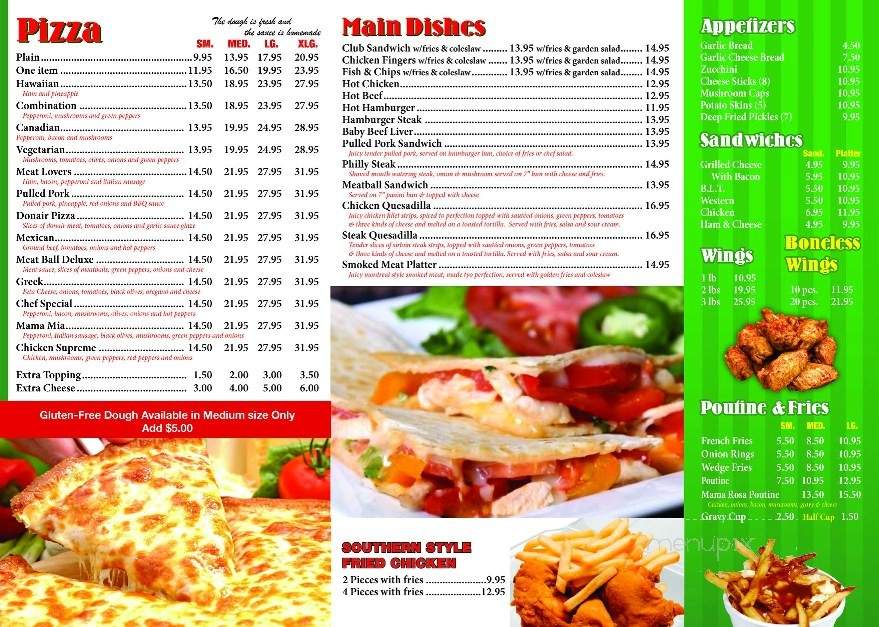 Mama Rosa - Arnprior, ON menu_pic