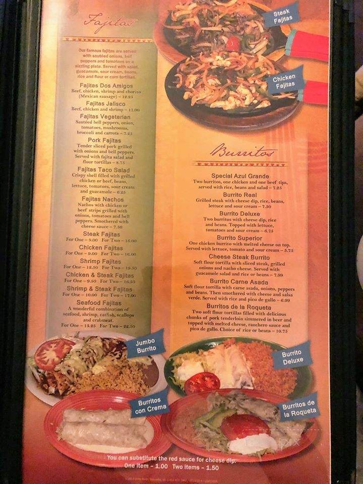 Dos Amigos - Albany, KY menu_pic