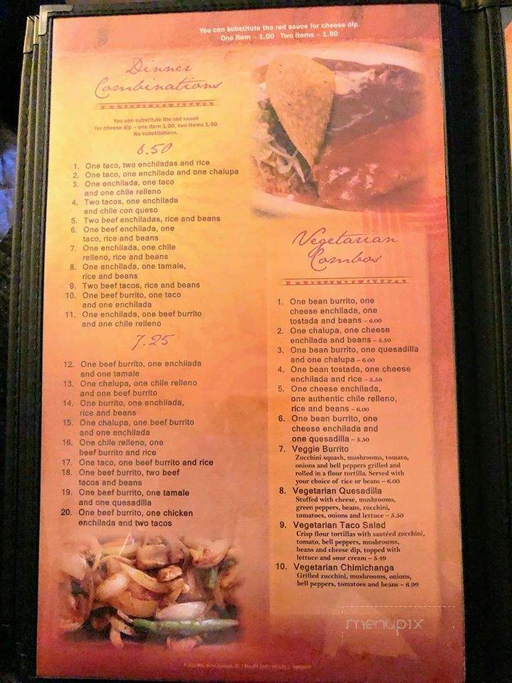 Dos Amigos - Albany, KY menu_pic