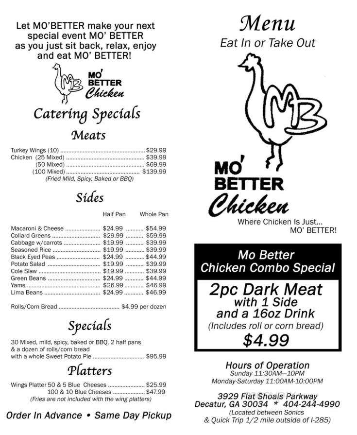 Mo Better Chicken - Decatur, GA