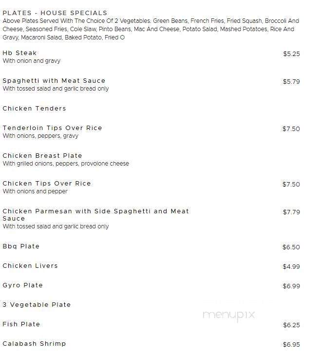 A J's Restaurant - Los Lunas, NM menu_pic