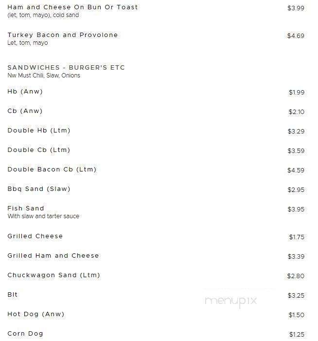A J's Restaurant - Los Lunas, NM menu_pic