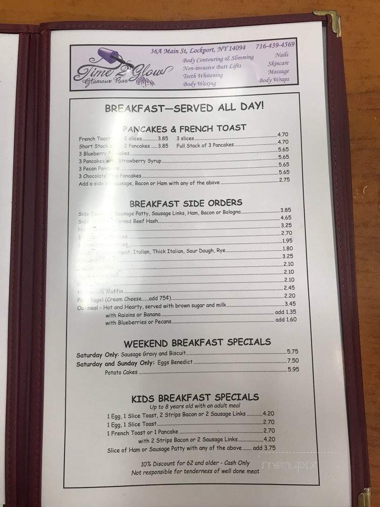 La Port's Pine Restaurant - Lockport, NY menu_pic