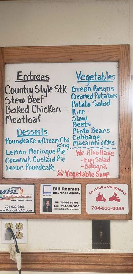 Town House II - Kannapolis, NC menu_pic