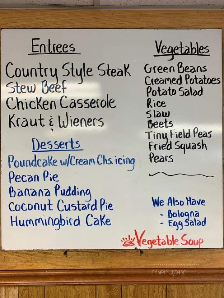 Town House II - Kannapolis, NC menu_pic
