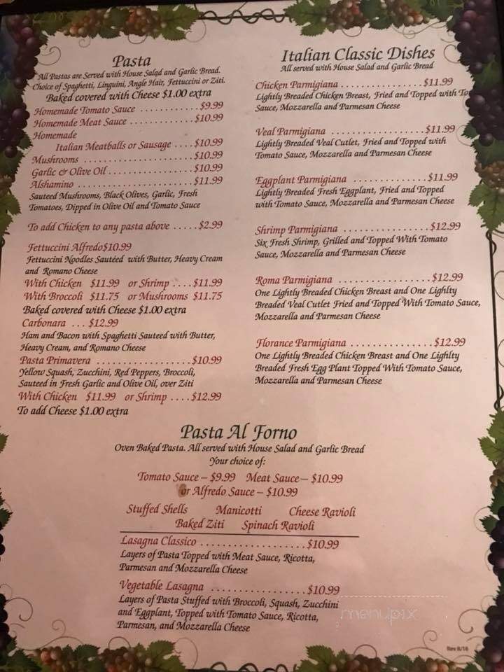 Palermo's - Albemarle, NC menu_pic
