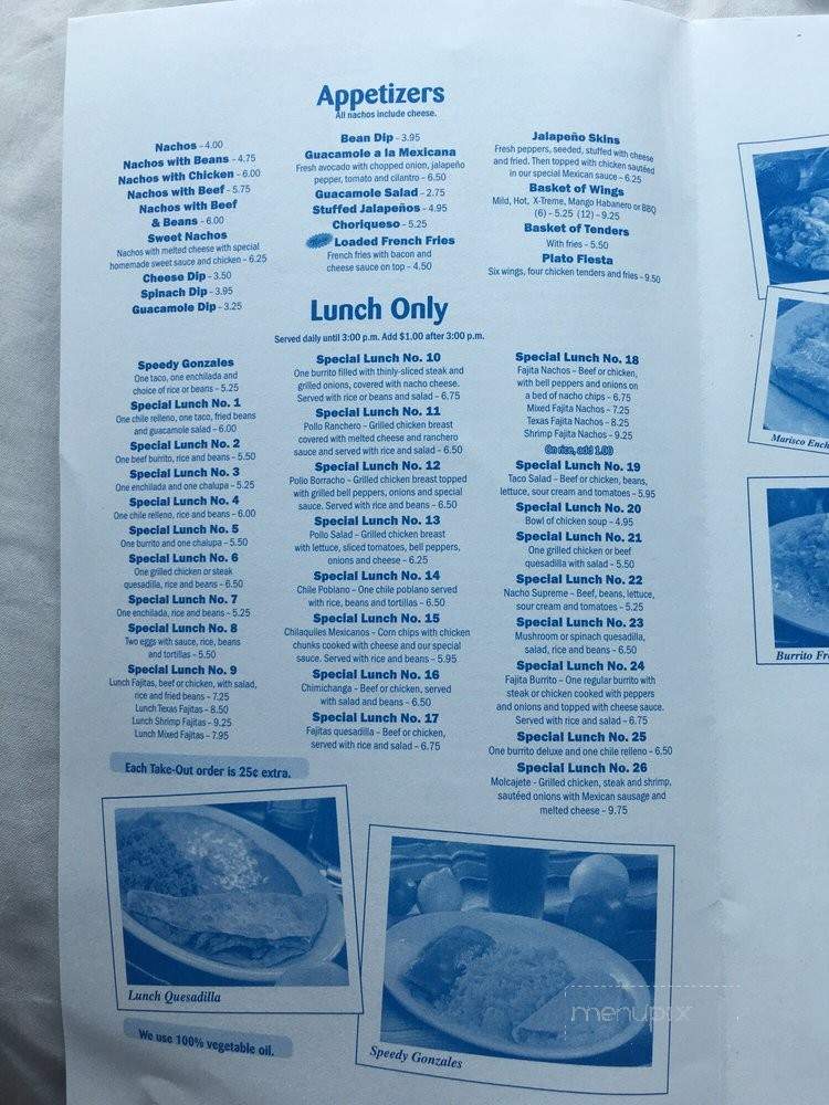 El San Jose-Lake City Mexican - Lake City, SC menu_pic
