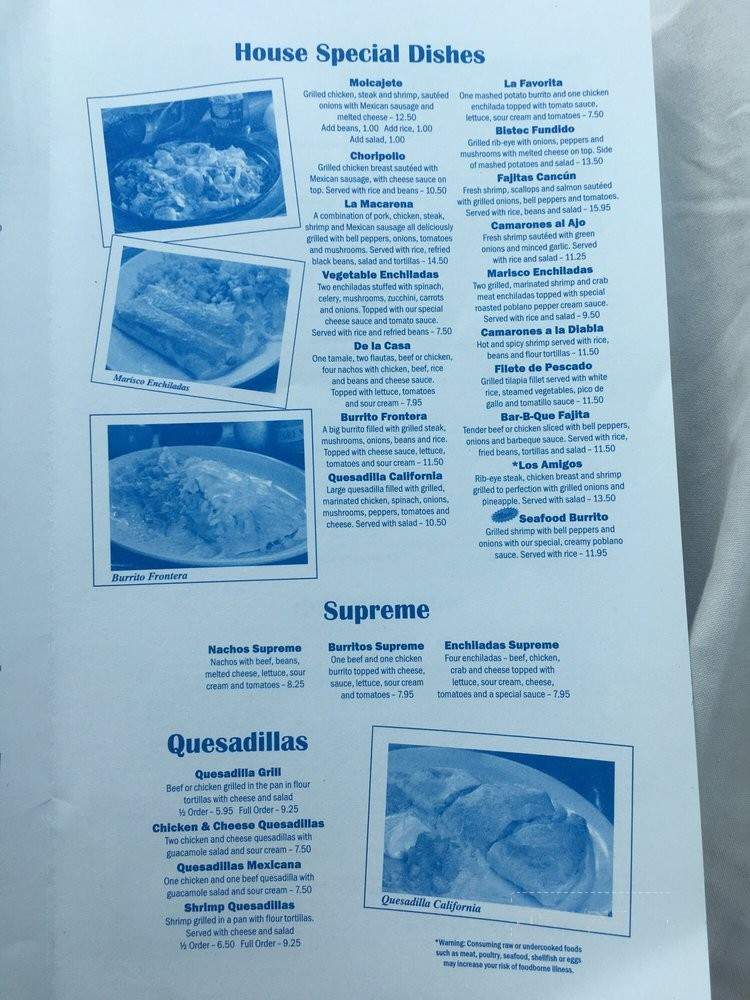 El San Jose-Lake City Mexican - Lake City, SC menu_pic