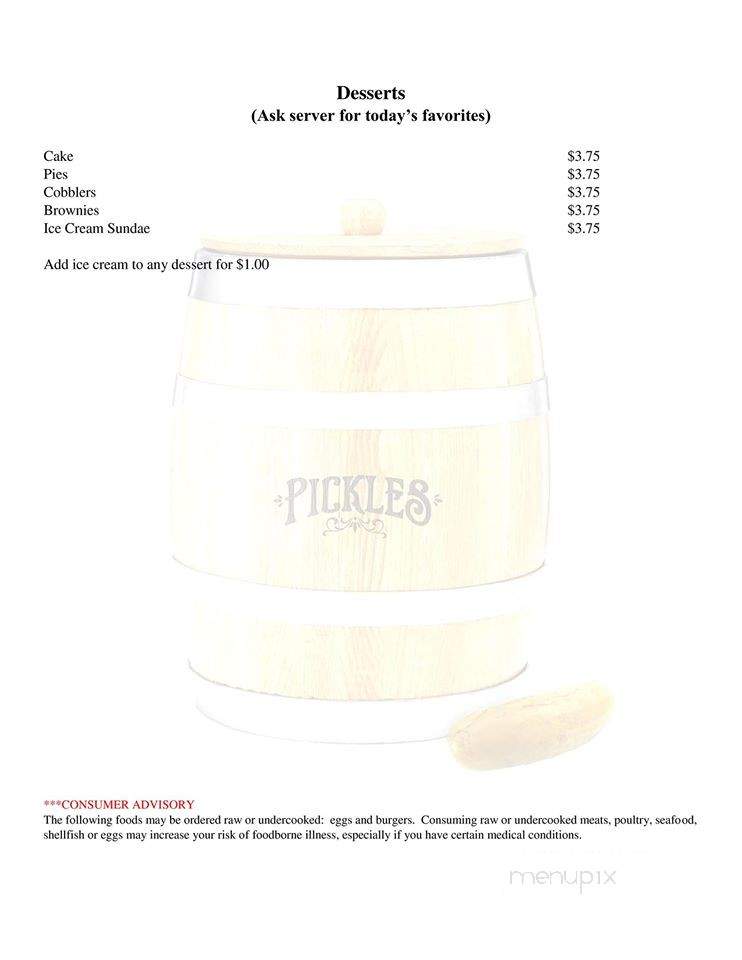 Pickel Barrel - Richmond, VA menu_pic