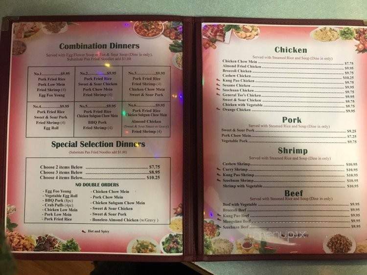 Gee's Family Restaurant - Goldendale, WA menu_pic