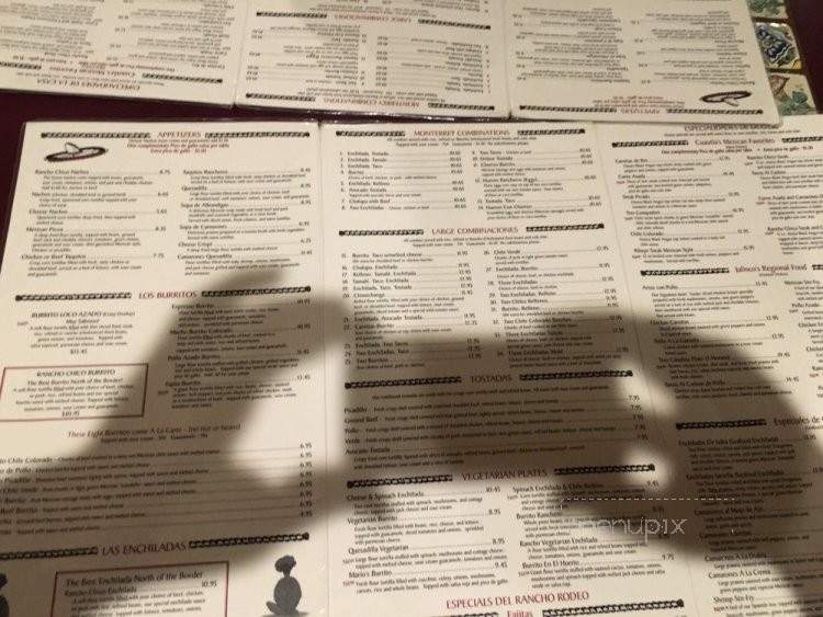 Rancho Chico - Colville, WA menu_pic