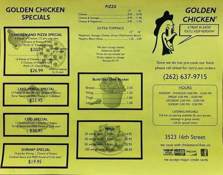 Golden Chicken Carry Outs - Racine, WI
