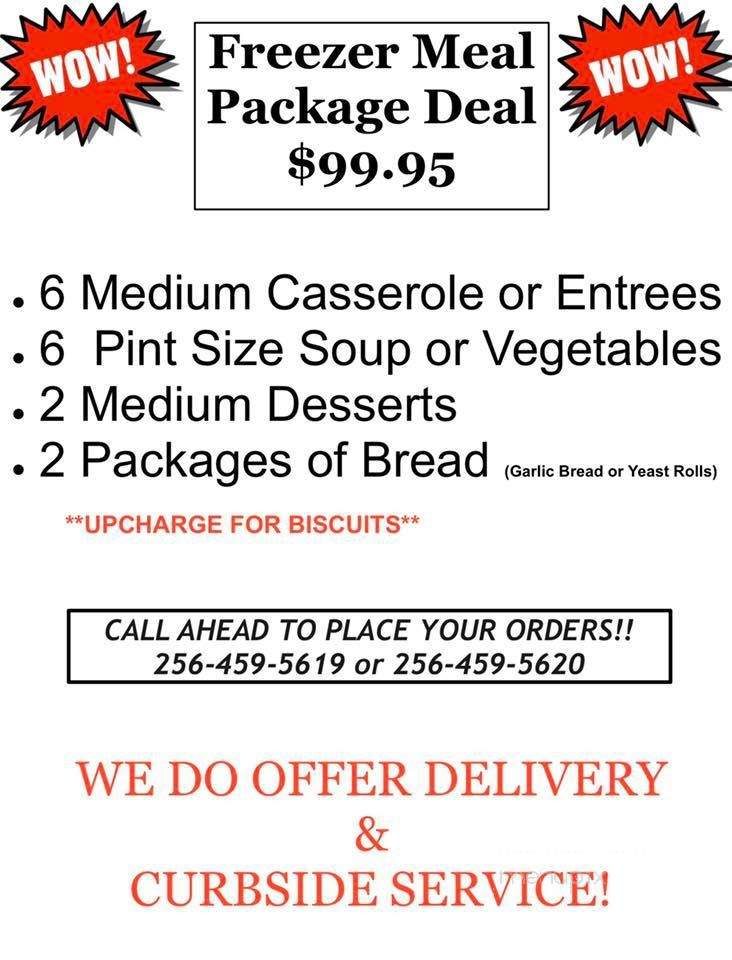 Tewana's - Glencoe, AL menu_pic