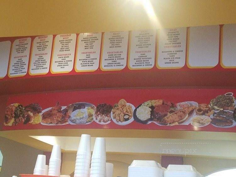 Top That Grille II - Birmingham, AL menu_pic