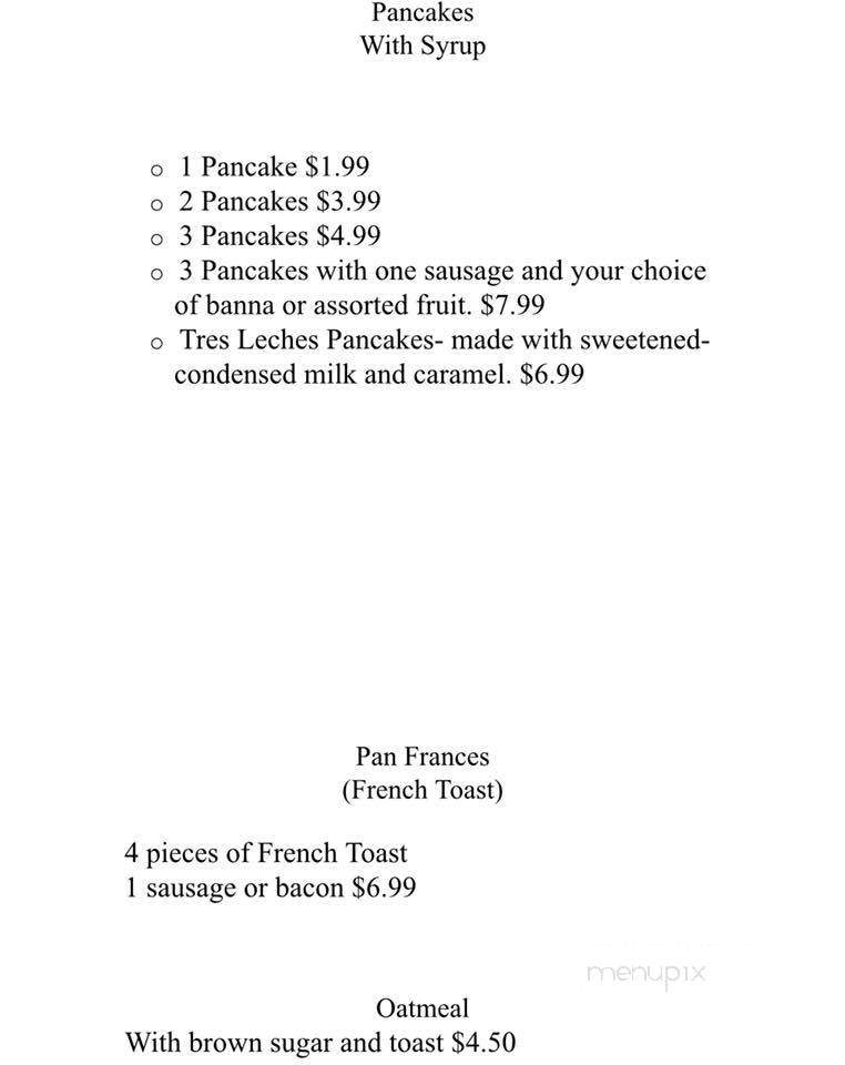 Los Garcia's Mexican Restaurant - Langley, OK menu_pic