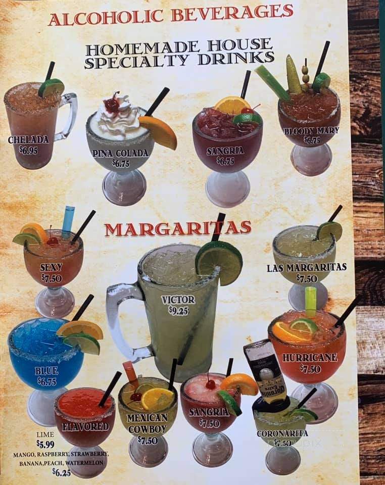 Las Margaritas - Glidden, IA menu_pic