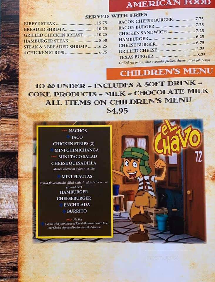 Las Margaritas - Glidden, IA menu_pic