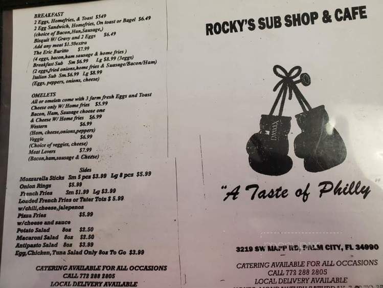 Rocky's Sub Shop - Palm City, FL