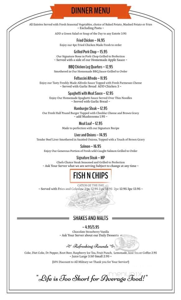 15th Hole Bar & Grill - Aguanga, CA menu_pic