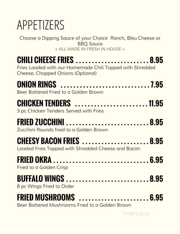15th Hole Bar & Grill - Aguanga, CA menu_pic