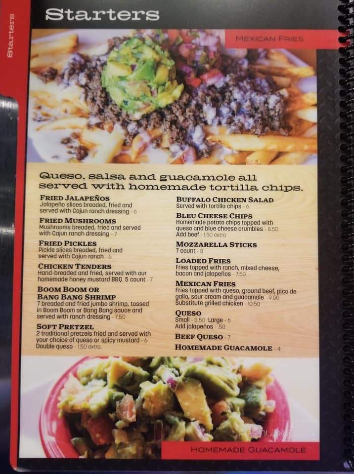 Louie's Bar and Grill - Anderson, SC menu_pic