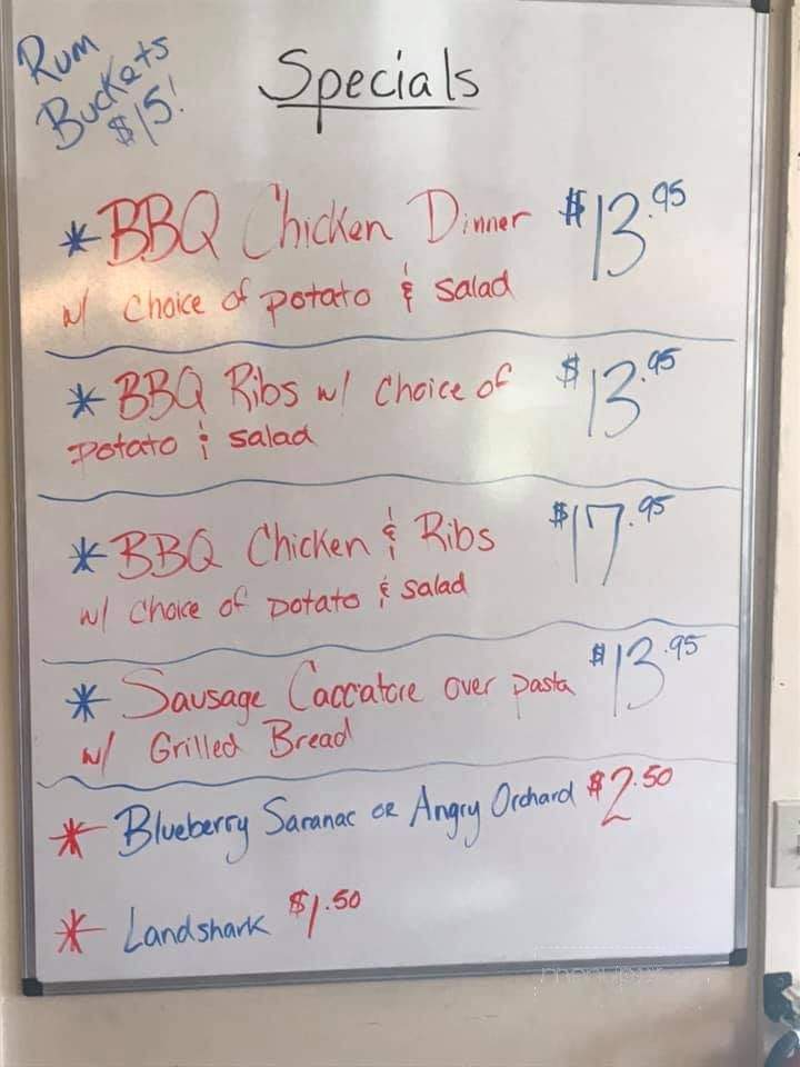 Johnson's Cabin Grill - Hartford, NY menu_pic