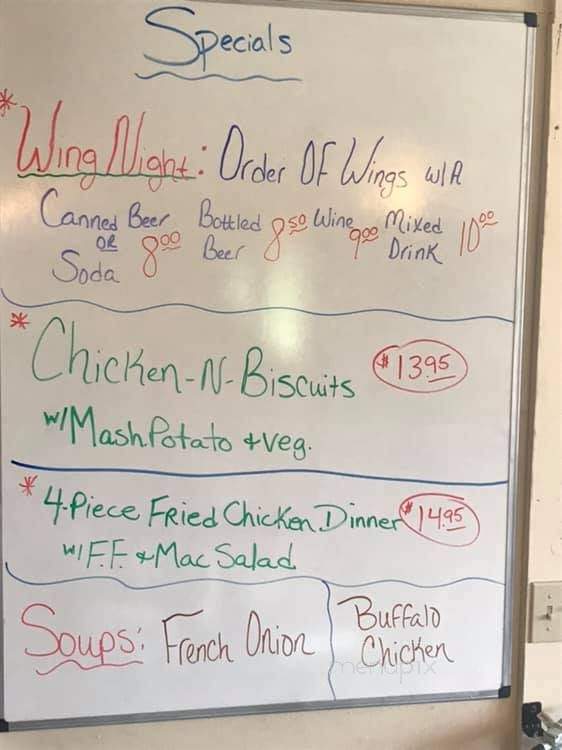 Johnson's Cabin Grill - Hartford, NY menu_pic