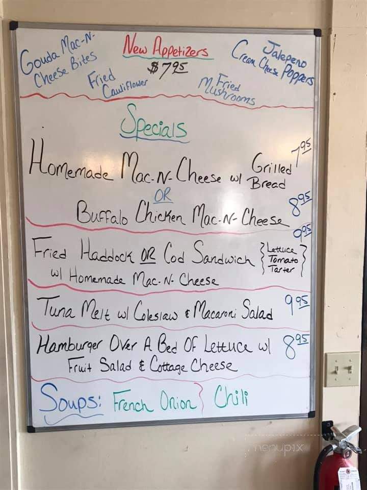 Johnson's Cabin Grill - Hartford, NY menu_pic