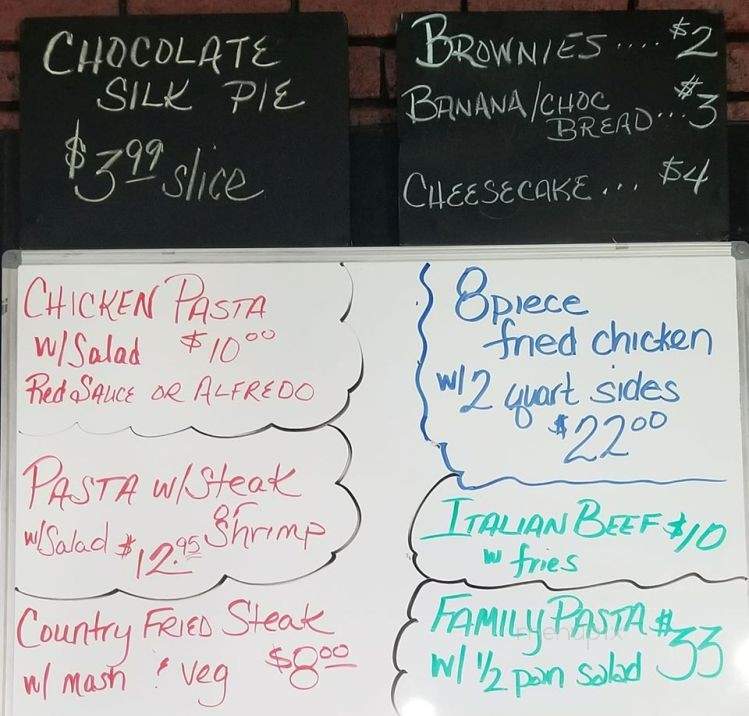 Menu of Anchor Grille in Sesser, IL 62884