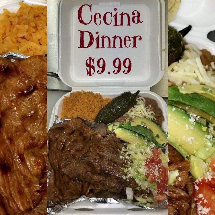 Mas Tacos - Highland, IN menu_pic